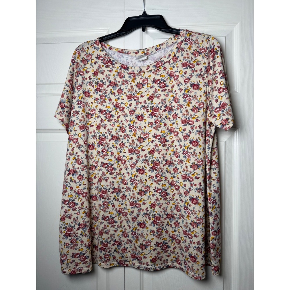 Cottagecore Ditsy Floral Short Sleeve Top